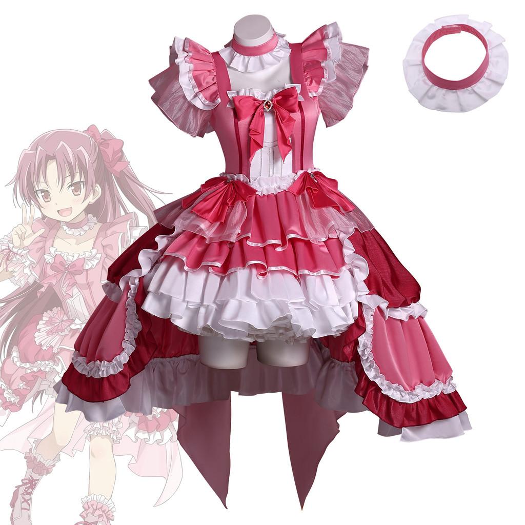 Косплей-костюм Puella Magi Madoka Magica из дышащей ткани для аниме-конвенций
