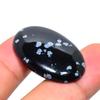 Снежный обсидиан 2x3.2мм Натуральный кабошон Хороший Свободный 28.55 Карат. S1r51