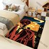 1PC London Silhouette and Mysterious Figure Carpet for Living Room Bedroom Sofa Home Decor Rus Non-slip Floor Mat Luxury Gift