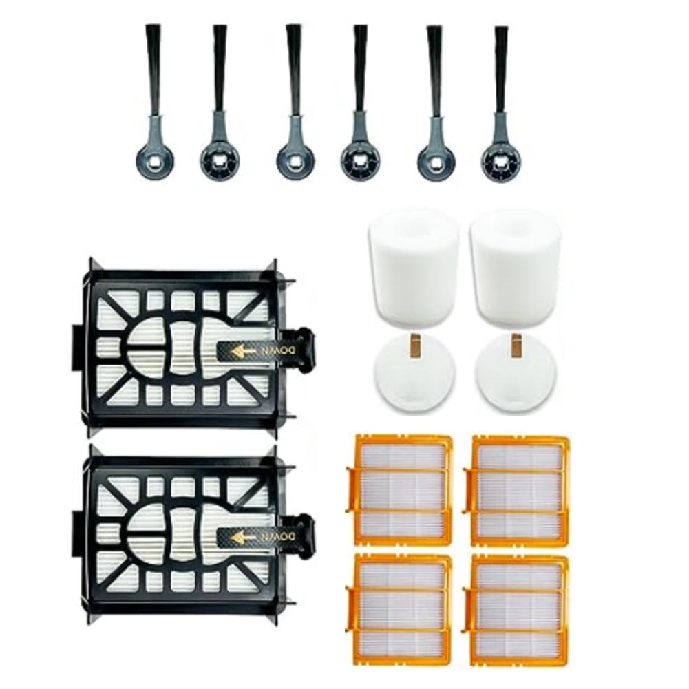 16 шт./комплект Для SHARK AI Для Ultra 2 в 1 Для RV2600WSEU RV2500SEU Боковая щетка Фильтр Аксессуары для пылесоса Запасные для замены