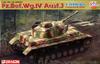 Platz World War II German Army Panzer IV J Type Command Tank Coating Plastic Model DR6823 1/35 w/Zimmerit