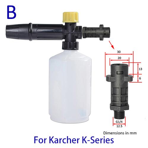 Pressure Washer Snow Foam Lance Foam Nozzle Foam Cannon Soap Gun for Ryobi Karcher Huter Makita High Pressure Cleaner