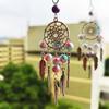 Pentagram Moon Rearview Mirror Hanging Dream Catcher Pendant Car Pendant Car Hanging Ornaments