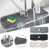 Adjustable Faucet Splash Guard Mat Silicone Drying Mat New Sink Draining Pad