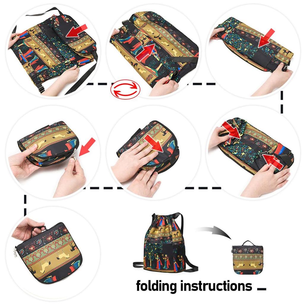 Складной дорожный спортивный рюкзак большой вместимости со шнурком, легкая спортивная сумка для женщин