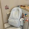 Школьная сумка корейский ins Дизайнерский стиль Кружево Горошек Рюкзак Высокая ценность Школьная сумка для ученика средней школы Девочки Мягкий Девочка Дорожный рюкзак