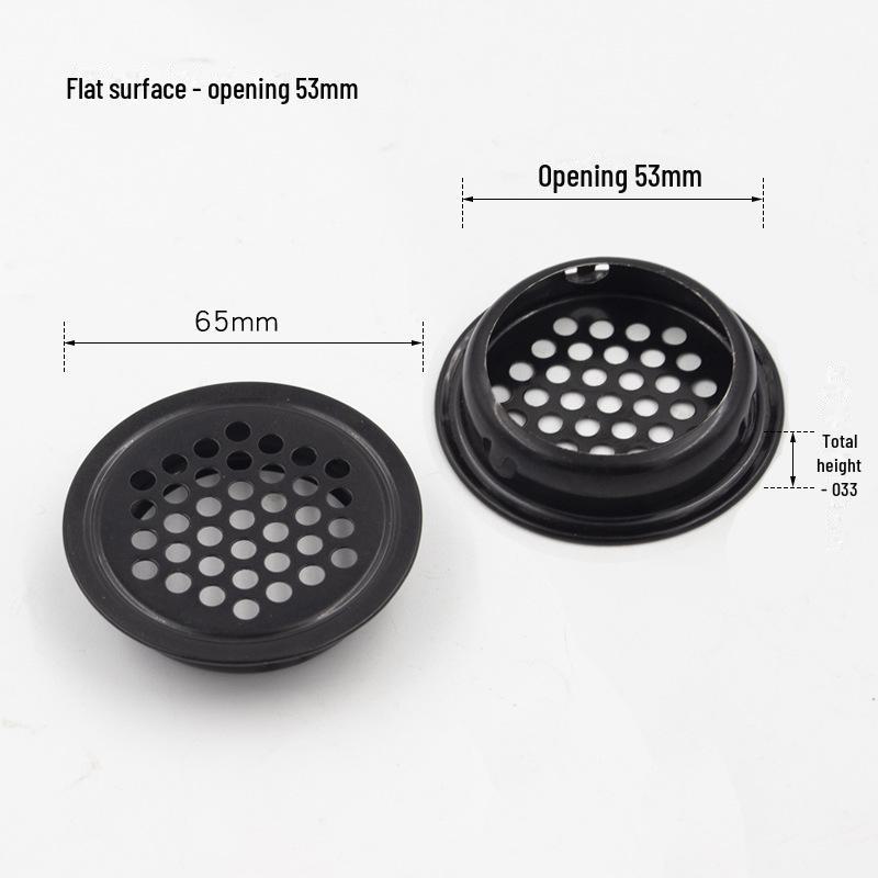 Sukop утолщенная круглая вентиляционная крышка из нержавеющей стали для гардероба и обувных шкафов