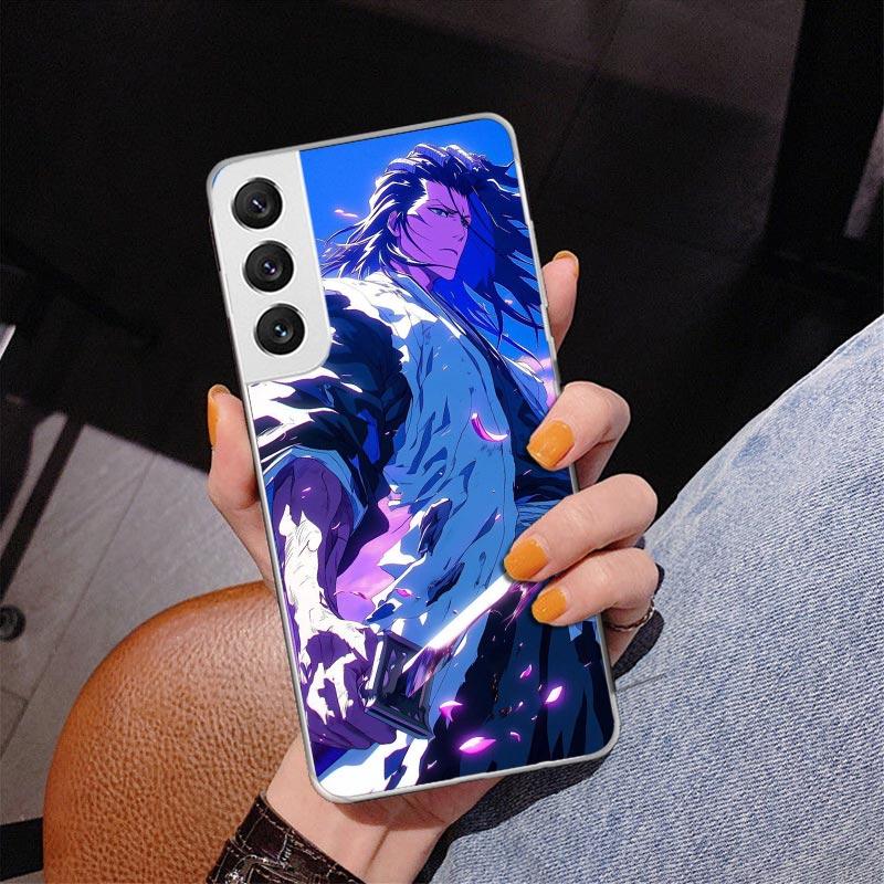 Чехол для телефона Bleach Kuchiki Byakuya для Samsung Galaxy S26 S25 Edge S23 S24 Ultra S22 Plus S21 S20 FE Уникальный чехол Мягкий чехол Gala