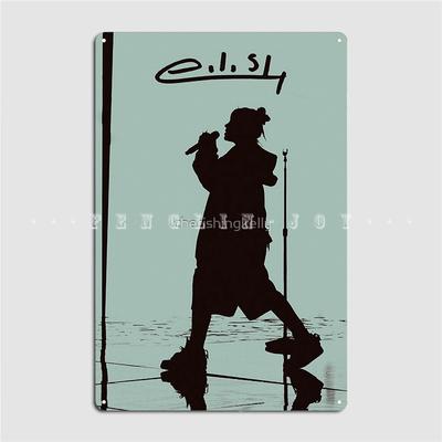 Металлическая вывеска Eilish Silhouette Паб Заказная настенная табличка Настенная роспись Жестяная вывеска Постер