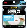 3M Scotch Сверхпрочная двухсторонняя лента для прозрачных материалов 19 мм x 4 м STD-19