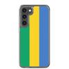 Coque Téléphone - Samsung - Galaxy S23 Ultra - Drapeau Gabon - Souple - Multicolore