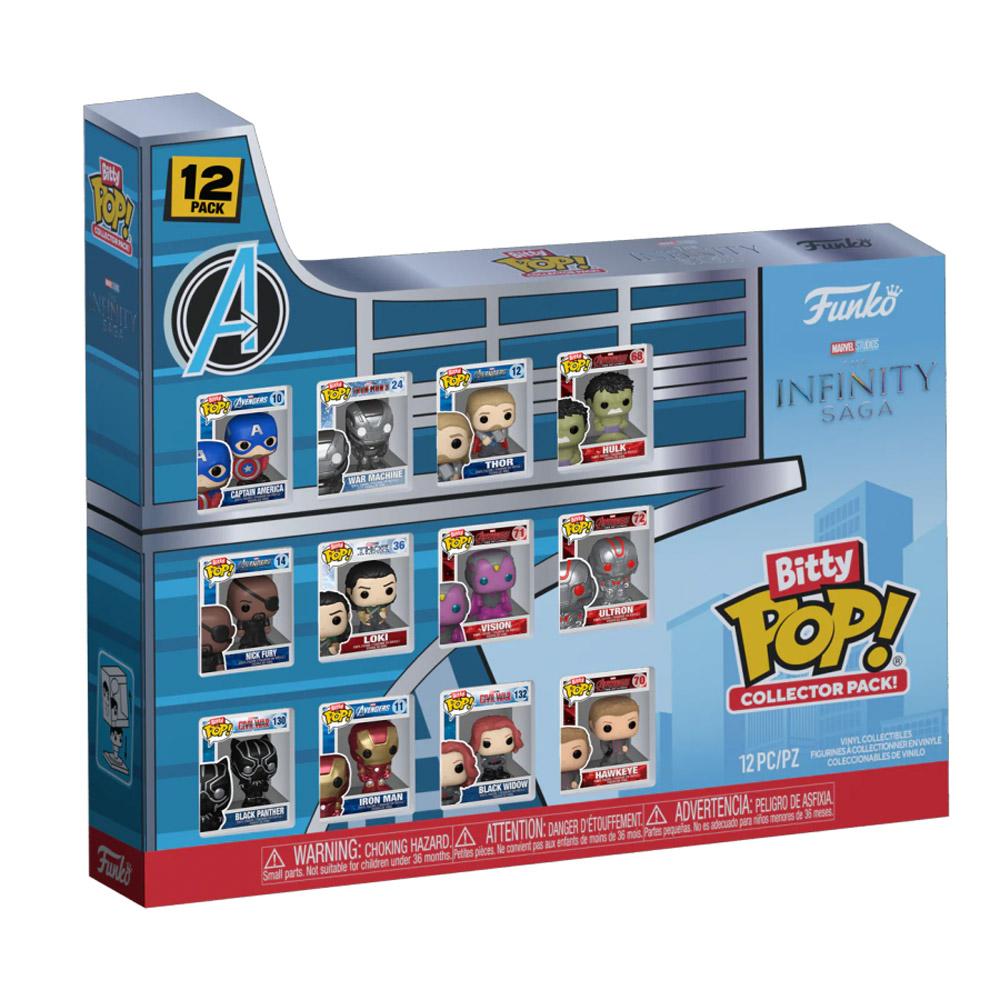 Башня Мстителей из комиксов Marvel Bitty Pop! 12 шт.