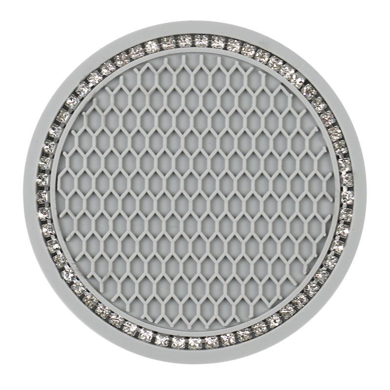 Креативная подставка под автомобиль в виде сот: Многофункциональное хранилище Cross-Border с противоскользящим ковриком из горного хрусталя