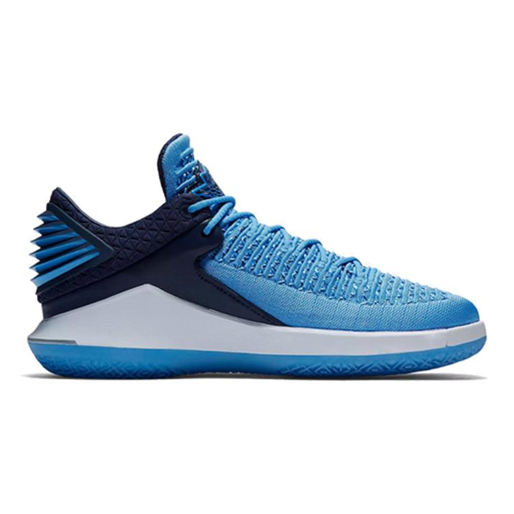 Jordan Детские баскетбольные кроссовки Air Jordan 32 Low Carolina Blue для подростков AA1257-401