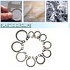 Новинка, 100 шт., комплект внешних стопорных колец из нержавеющей стали 304, 8-18 мм