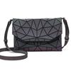 Luminous Geometric Messenger Bag Women's Rhombus Envelope Bag Clutch Bag Day Magnetic Buckle Women's Shoulder Bag