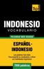Книга Vocabulario Espanol-indonesio - 7000 Palabras Mas Usadas : 158