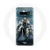 Чехол для Samsung Galaxy S10 Vikings Series Season 6 Ragnar Lothbrok logo V Sword Gray Background Fog