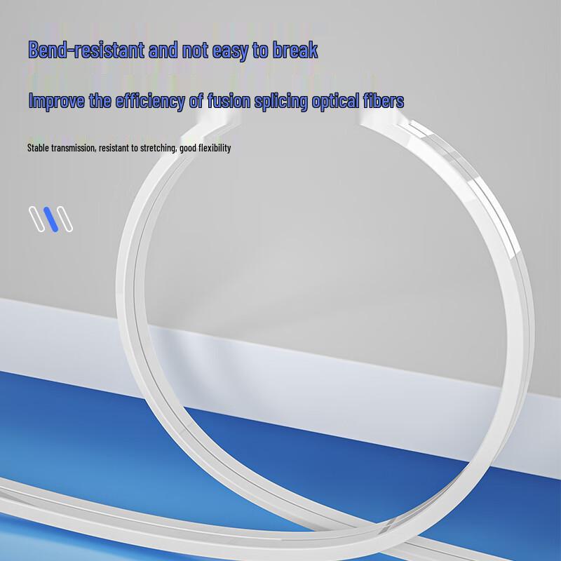Indoor Single-Mode Dual-Core Flat Drop Fiber Optic Cable