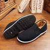 Зимние теплые подошвы из говяжьей жилы, мужская повседневная обувь с бархатной подкладкой для ног, обувь из хлопка для мужчин среднего и пожилого возраста