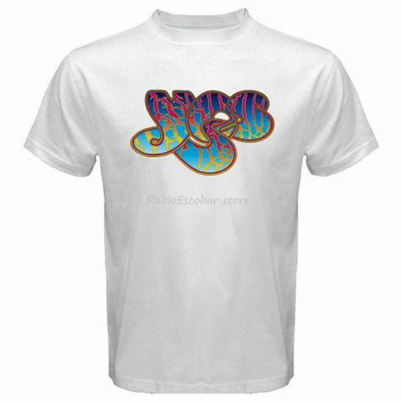 Yes Band Progressive Rock Band Music Legend White Size 4XL 5XL EURO SIZE TShirt En Plus Size Clothing Tee Shirt