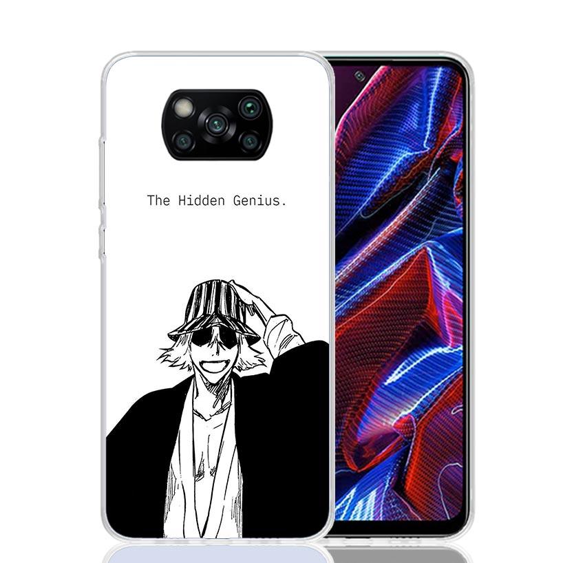 Чехол для телефона Bleach Kisuke Urahara для Xiaomi Poco X7 X6 X5 Pro F7 Ultra Redmi 15C 15 13 13C 12 12C 10 10A 10C 9 9A 9C 9T Обложка Po