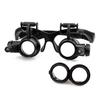 Magnification Lenses Wear Double Glasses Led Repair Eyeglasses Type Headwear Magnifier With 2 LED 6 Interchangeable Lens