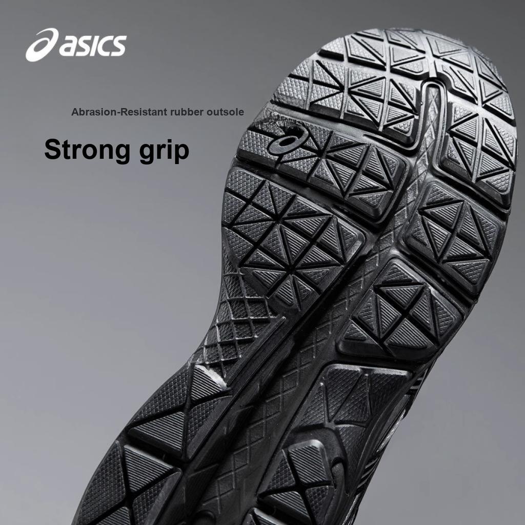 Asics Беговые кроссовки для детей Contana Модные Удобные Нескользящие Дышащие Низкие Мужские кроссовки Черный Серебристый 1014A371-001