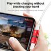 FONKEN 2 In 1 Charging Splitter Adapter Headphone Charging USB Type C Adapter Audio Charger Cable