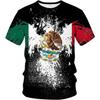 Summer Creative Mexican Eagle Hunting T-shirt Casual Fashion Versatile Comfortable Short Sleeved T-shirt