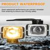 1988-2000 Chevy GMC C/K 1500 Bumper Fog Lights Driving Lamp | Clear | H3 | 55W | 2 Bulbs | Halogen | Front | Chrome | 12V | Left+Right