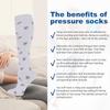 Unisex Compression Socks Calf Pressure Stockings Compresse Sports Marathon Varicose Veins Yoga Men Women Nurse Cartoon Pattern