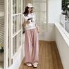 Tencel Wide-leg Pants Women's Summer New Lazy Loose Drape Pants Straight Loose Casual Jeans