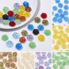 Multi-colored Twin Flower Shaped Glass Beads 15mm 10pcs For Jewerlry Making DIY Bracelet Necklace