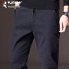 Мужские повседневные деловые брюки прямого кроя