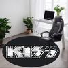 1 шт. Круглый ковер с логотипом группы KISS для офиса, под офисные стулья, спальни, гостиной, домашнего декора a0926074