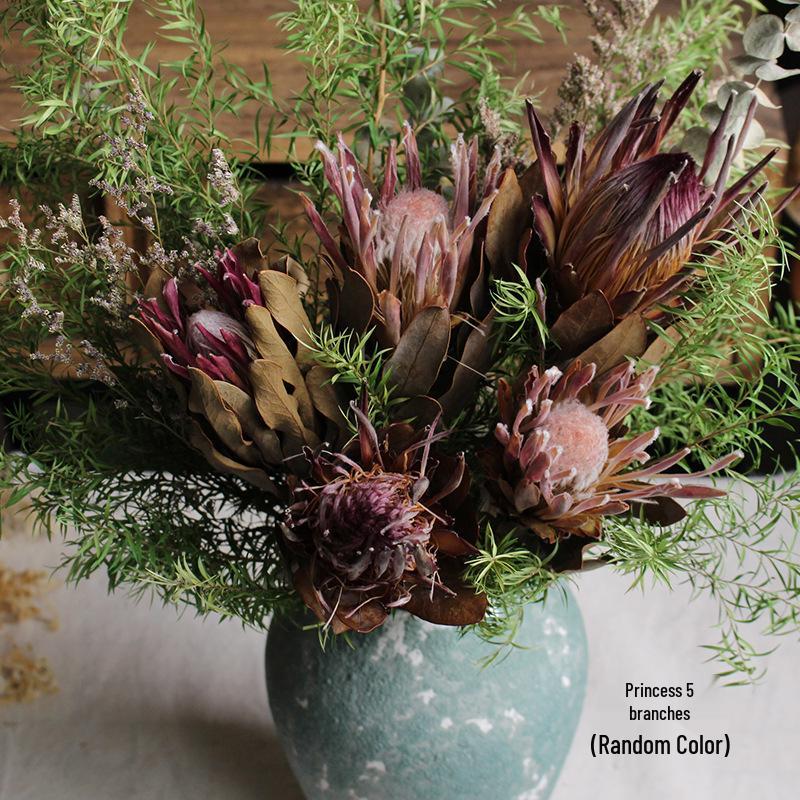 Deluxe Emperor Preserved Real & Dried Flowers Decor Arrangement