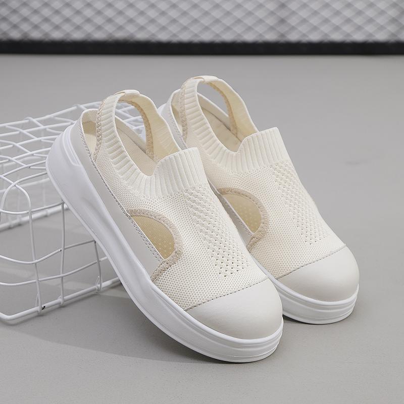 Woman Shoes 2025 Platform Summer Walking Lightweight Mesh Outdoor Sneakers Breathable Tennis Comfortable Casual Walking Shoes