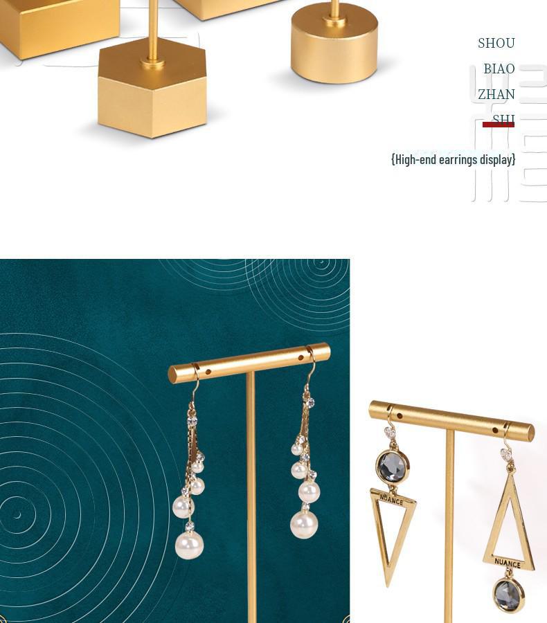 Креативная металлическая стойка для демонстрации и хранения сережек Zhongmeida