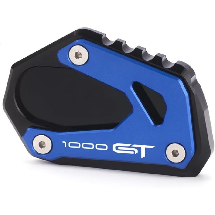 For Suzuki GSX-S 1000GT 2022 Motorcycle CNC Support Extension Plate Kickstand Side Stand Pad gsxs 1000 gt gsxs1000gt Accessories (blue)