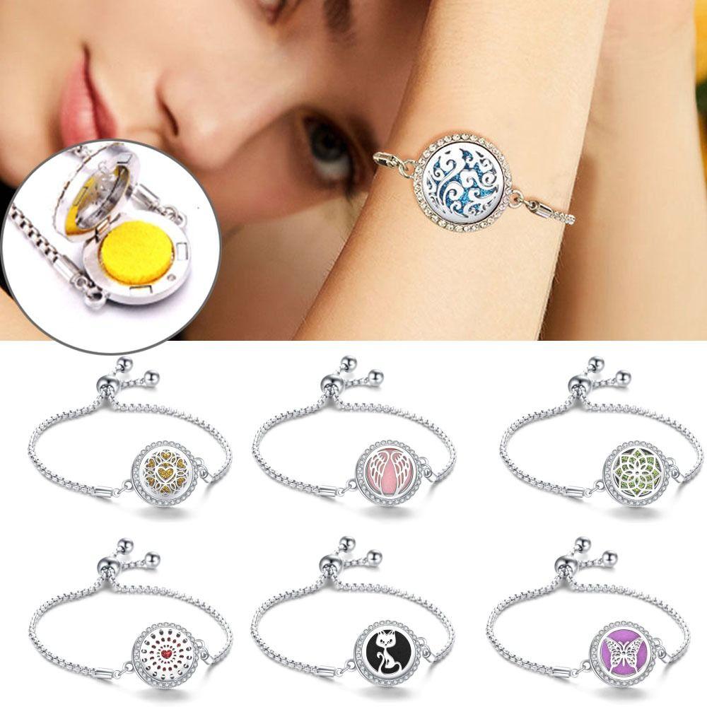 Ювелирный подарок Открывающийся медальон Аромадиффузор Браслет Открывающийся Ароматерапевтический браслет для духов
