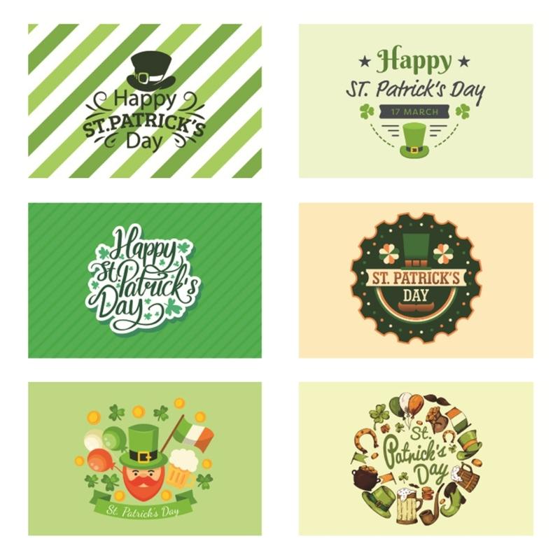 Пасхальные поздравительные открытки с конвертами, набор наклеек для вечеринок, аксессуары для праздников и праздничных принадлежностей