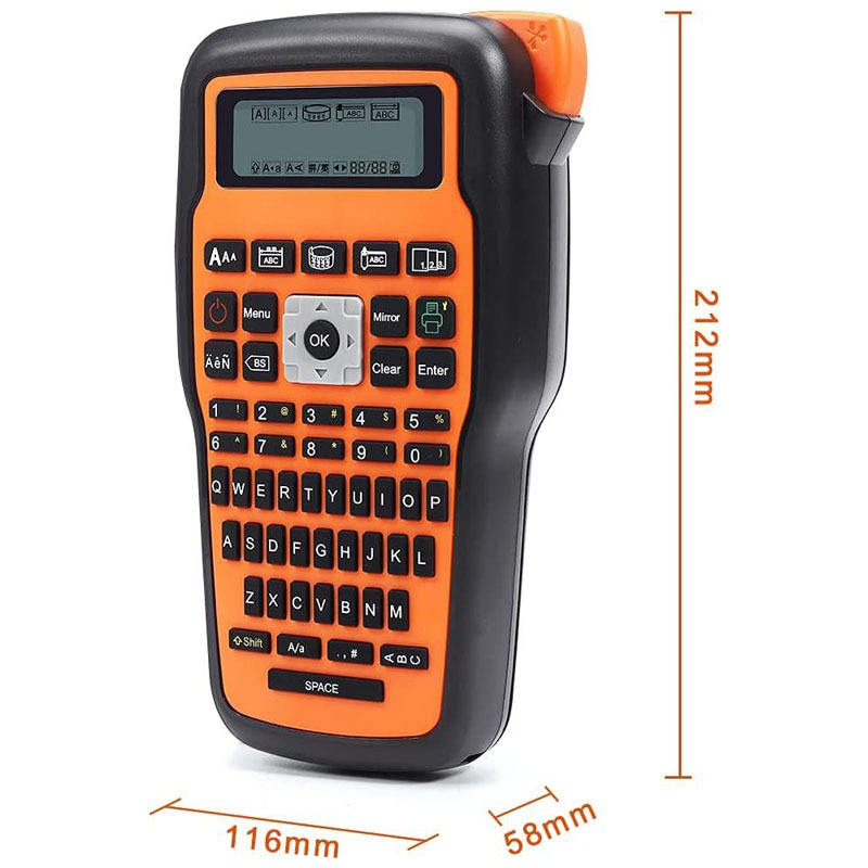 Мини-принтер этикеток Phomemo E1000 Pro, портативный, ручной, для кабелей