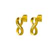 Stainless Steel Jewelry Micro Inlaid with Diamonds, Infinite Loop 8-shaped Jewelry Set, Women's Luxury Jewelry