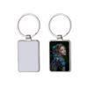 1PC Metal Personalised Key Rings Anniversaries Blanks Keychains for Birthdays Photo Keychain Sublimation