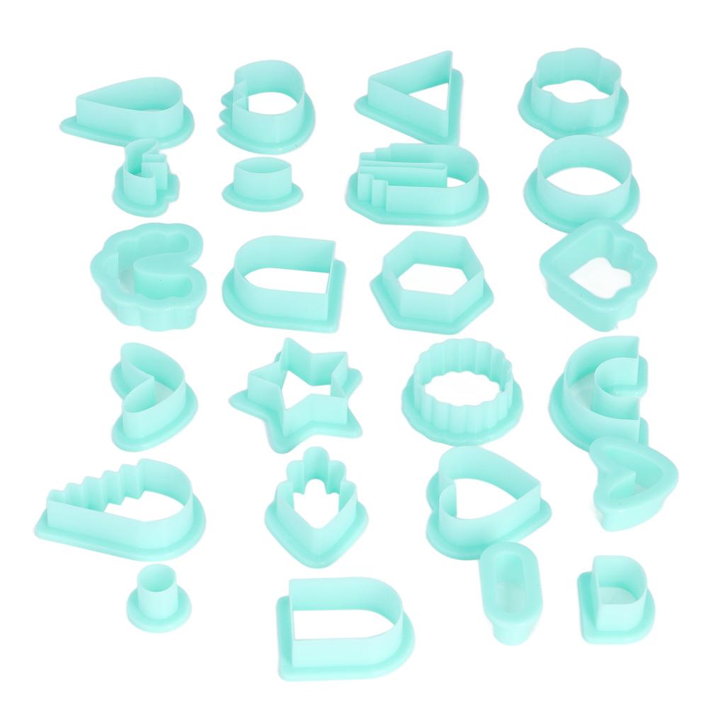 24 шт., резцы для полимерной глины, различные формы, сделай сам, ручная работа, ювелирные изделия, серьги, инструменты для изготовления форм, фрезы