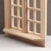16 Grids Dollhouse Window Model Wooden Square Windows Model Miniature House Decor  For DIY Toys