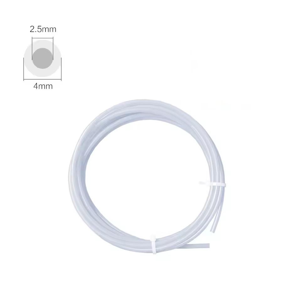 ID2.5mm OD4mm Teflonto Tube For Bambu Lab P1P AMS A1 Mini 3D Printer PTFE Tube White Grey 1.75mm Filament Parts PTFE Tube Cutter