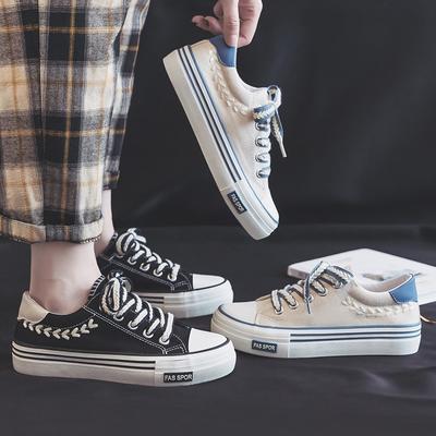 Холщовые туфли с колосьями пшеницы, женские туфли на платформе, детские универсальные весенние нишевые повседневные кеды