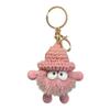 Keychain Imitation Mink Hair Cartoon Doll Charm Key Ring Fade-Resistant Compact Lightweight Backpacks Car Key Holder